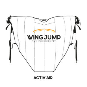 Wingjump Activ'air, la voile qui se porte comme une veste et procure des nouvelles sensations de ski